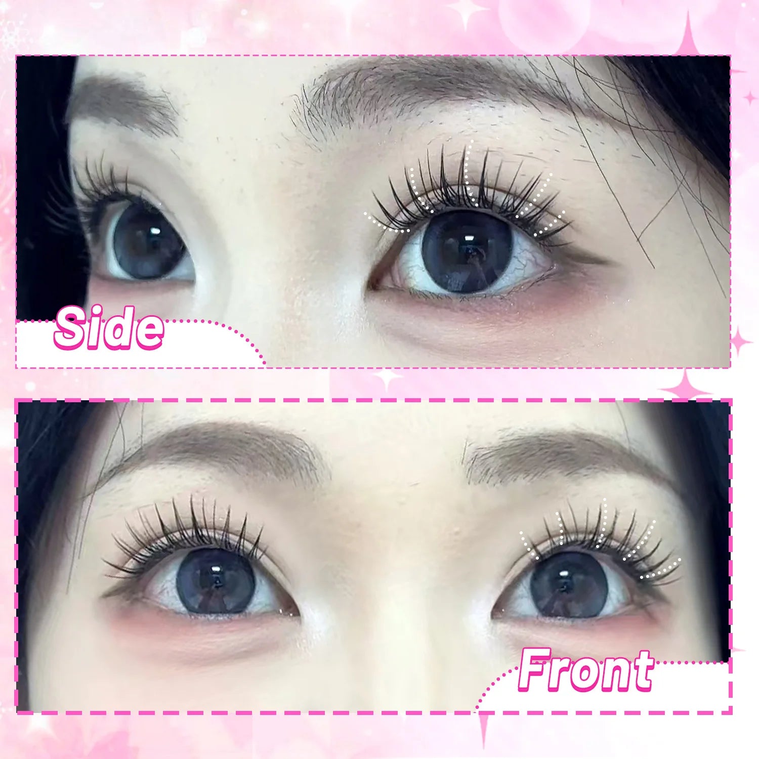 【K-pop 2.0 Style】Self-Adhesive False Eyelashes - No Glue Needed, Easy to Wear in Seconds, Trendy for Daily/Party Eye Makeup